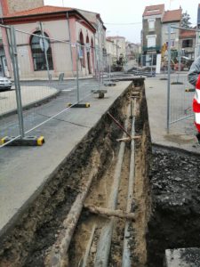 Saint Florine, Aménagement rue Belgique et place Gigante